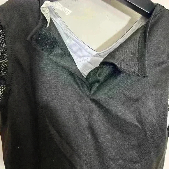 Ra Ra Rebel Cheerleading Costume Skull Black and Silver Size Small 4-6 - Picture 4 of 5